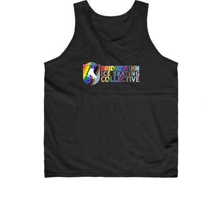 BISC Pride Logo, a Black Classic Unisex Tank Top