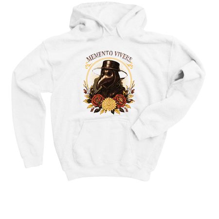 Memento Vivere - for Stephanie, a White Youth Pullover Hoodie