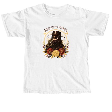 Memento Vivere - for Stephanie, a White Comfort Colors Unisex Tee