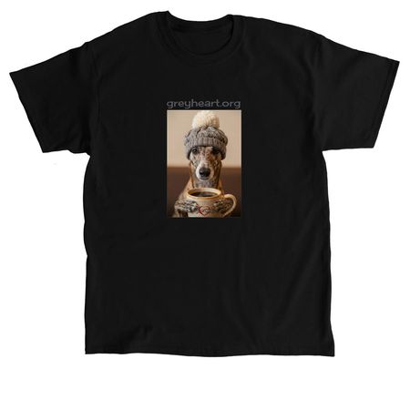 Hounds and Coffee, a Black Classic Unisex Tee