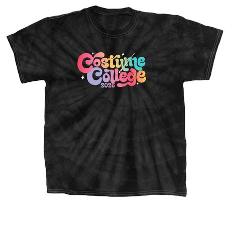 More is More Costume College 2026 Collection, a Black Classic Tie Dye Tee