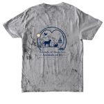 Summer Nautical Theme, a Smoke Comfort Colors Colorblast Tee (back-view)