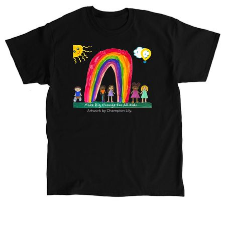 Lily's Make Big Change for All Kids, a Black Classic Unisex Tee