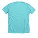 Build Collective Power With Your Neighbors, a Tahiti Blue Premium Tee (back-view)