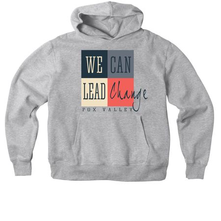We Can Lead Change shirts, a Athletic Heather Premium Heavyweight Pullover Hoodie