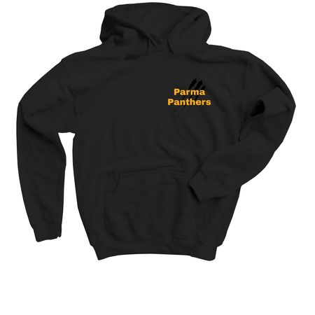Parma Panther Spirit Wear, a Black Youth Pullover Hoodie