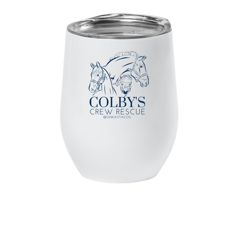 CCR Wine Glass, a White Insulated Wine Cup