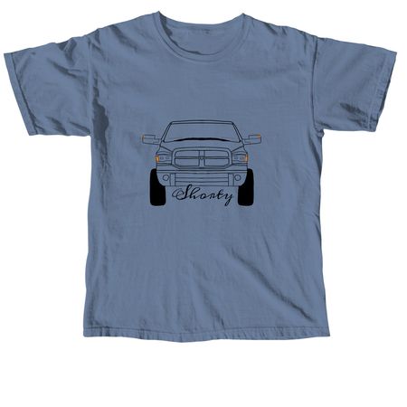 Full outline, a Blue Jean Comfort Colors Unisex Tee
