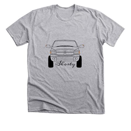 Full outline, a Athletic Heather Premium Unisex Tee