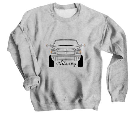 Full outline, a Sport Grey Crewneck Sweatshirt