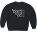 Representation & Inclusion&nbsp;, a Black Softstyle Crewneck Sweatshirt (back-view)