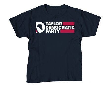 Taylor County FL Democrats Dark Shirt Colors, a Navy Youth Unisex Tee
