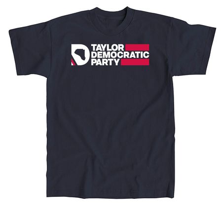Taylor County FL Democrats Dark Shirt Colors, a Navy Union Made Unisex Tee