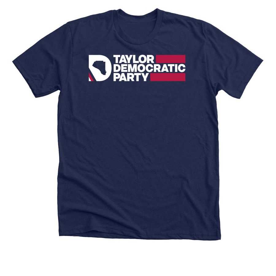 Taylor County FL Democrats Dark Shirt Colors, a Solid Navy Blend Premium Unisex Tee