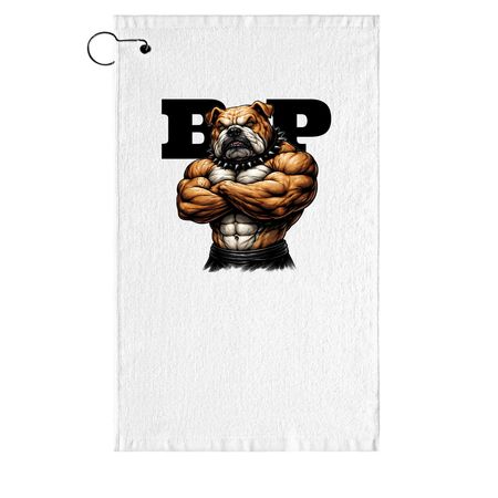 BP Tour Towel, a White Golf Towel