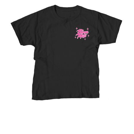 Bloom Moto Logo Tee, a Black Youth Unisex Tee