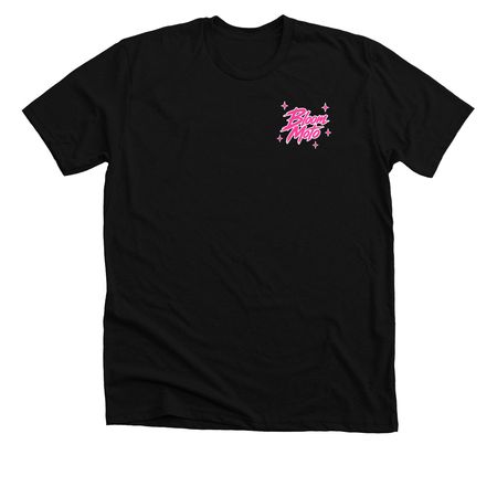 Bloom Moto Logo Tee, a Solid Black Blend Premium Unisex Tee