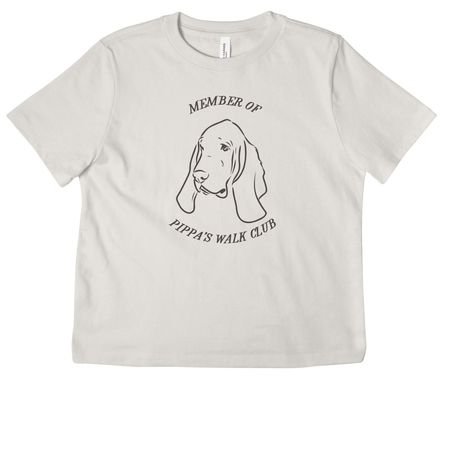 Member of Pippa's Walk CLub, a Vintage White Women's Heavyweight Tee
