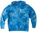 Adult & Youth Swag Design #1, a Aqua Blue Youth Tie Dye Pullover Hoodie