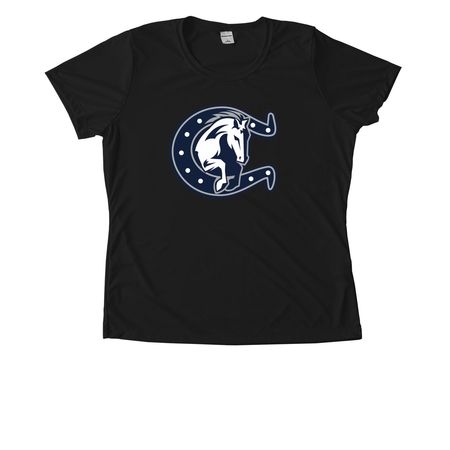 Colts Performance T, a Black Women's Performance Tee