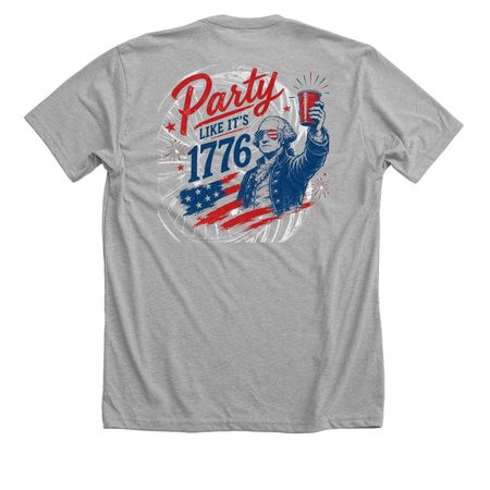 Palmetto Co. 4th of July, a Athletic Heather Premium Unisex Tee