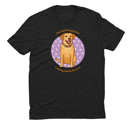 The Wrong Daisy, a Space Black Allmade Eco Triblend Unisex Tee