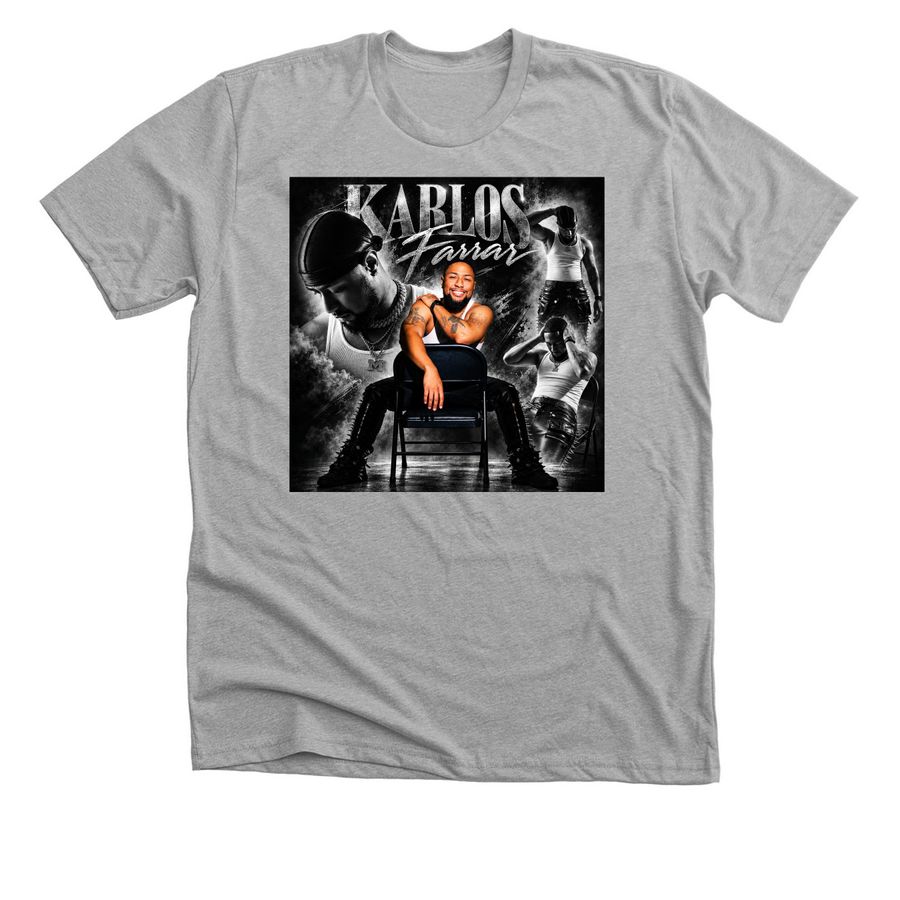 Karlos Farrar&nbsp;, a Athletic Heather Premium Unisex Tee