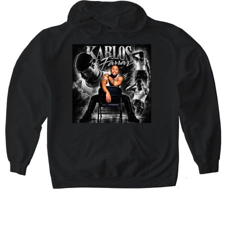 Karlos Farrar&nbsp;, a Black Gildan Softstyle Pullover Hoodie