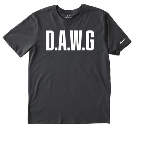 D.A.W.G, a Anthracite Nike Dri-FIT Jersey Blend Performance Tee