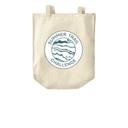 Summer Trail Challenge Tote, a Natural Over-the-Shoulder Shopping Tote Bag