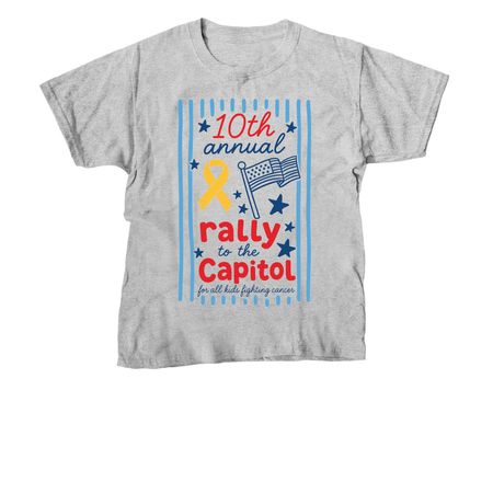 Rally to the Capitol 10th Annual, a Sport Grey Youth Unisex Tee