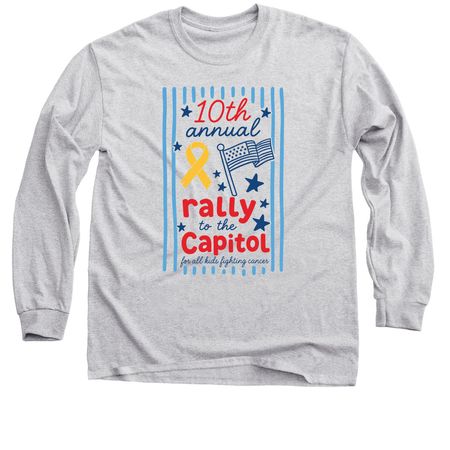 Rally to the Capitol 10th Annual, a Sport Grey Classic Long Sleeve Tee