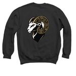 Excellence in Motion: Classic Care, a Black Crewneck Sweatshirt (back-view)