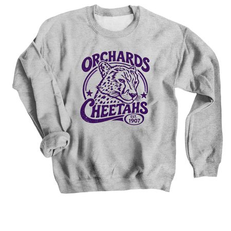 *Limited Edition* Vintage Cheetahs Gear, a Sport Grey Crewneck Sweatshirt