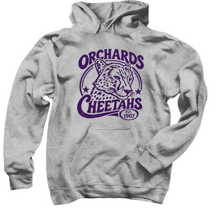 *Limited Edition* Vintage Cheetahs Gear, a Sport Grey Pullover Hoodie