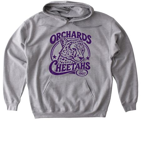 *Limited Edition* Vintage Cheetahs Gear, a Sport Grey Gildan Softstyle Pullover Hoodie