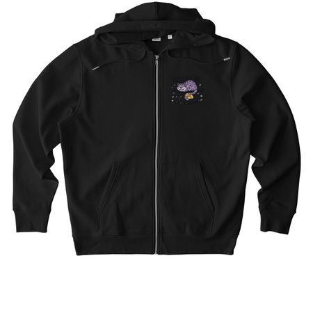 Zip of hope, a Black Stanley/Stella Unisex Cultivator 2.0 Zip Up Pullover Hoodie