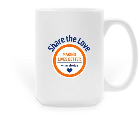 The Logo Mug, a White Large Coffee Mug