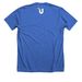 Ulman Foundation Values, a Heather True Royal Premium Unisex Tee (back-view)