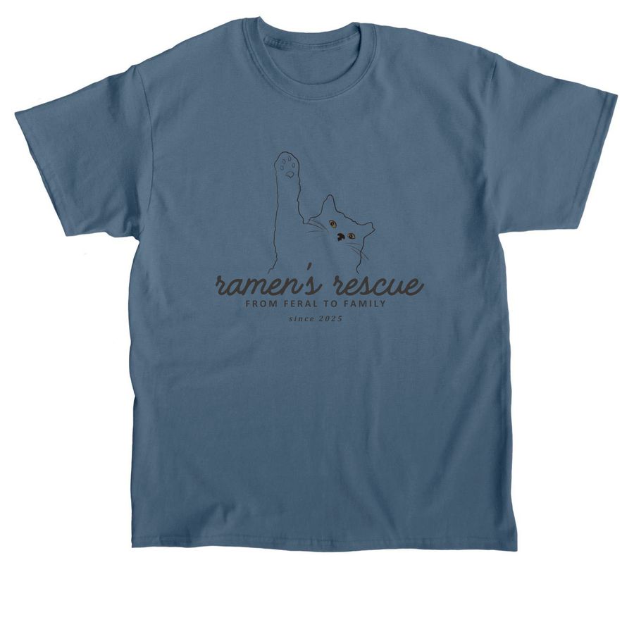 Ramen's Rescue, a Indigo Blue Classic Unisex Tee