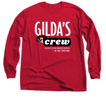 Gilda's Crew, a Red Classic Long Sleeve Tee