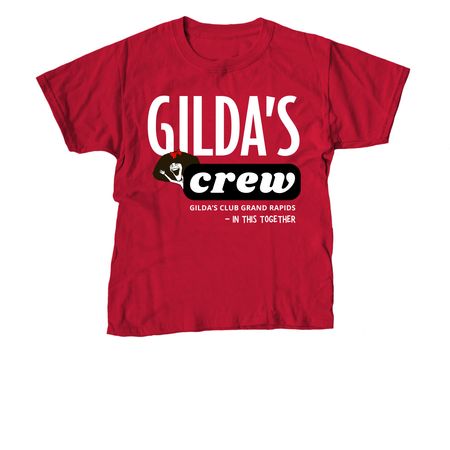 Gilda's Crew, a Red Youth Unisex Tee