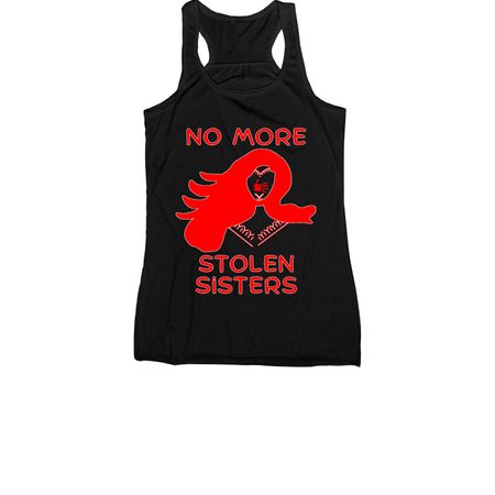 No More Stolen Sisters, a Black Women's Racerback