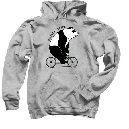 Bike Bus Youth and Adult Hoodie, a Sport Grey Pullover Hoodie