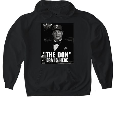 THE DON ERA IS HERE, a Black Gildan Softstyle Pullover Hoodie
