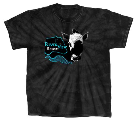 Logo Apparel, a Black Classic Tie Dye Tee