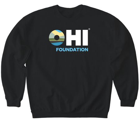 OHI Foundation, a Black Softstyle Crewneck Sweatshirt