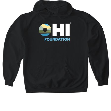 OHI Foundation, a Black Gildan Softstyle Pullover Hoodie