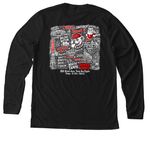 North Tampa Thunder Dawgs T-Shirts, a Solid Black Blend Premium Long Sleeve Tee (back-view)