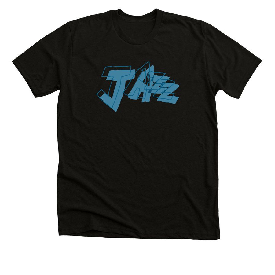 JAZZ&nbsp;, a Solid Black Blend Premium Unisex Tee